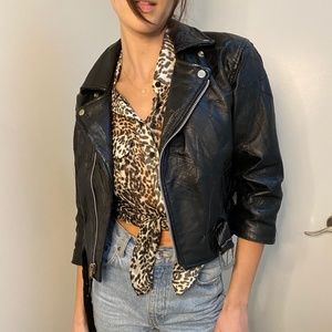 Vintage leather jacket
